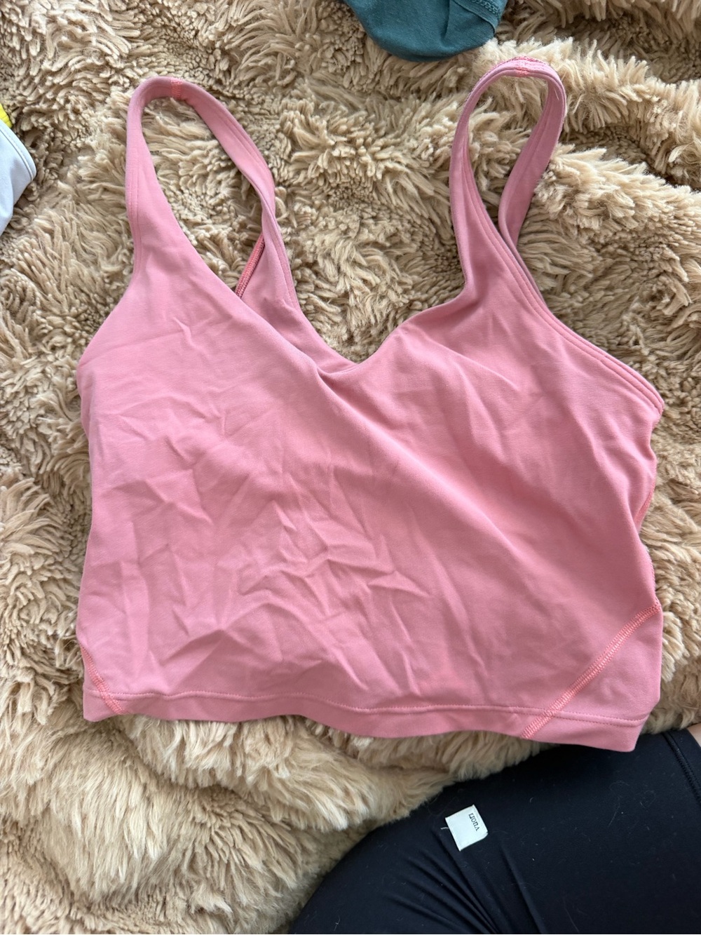 Lululemon Align tank with built in bra - 6 pink